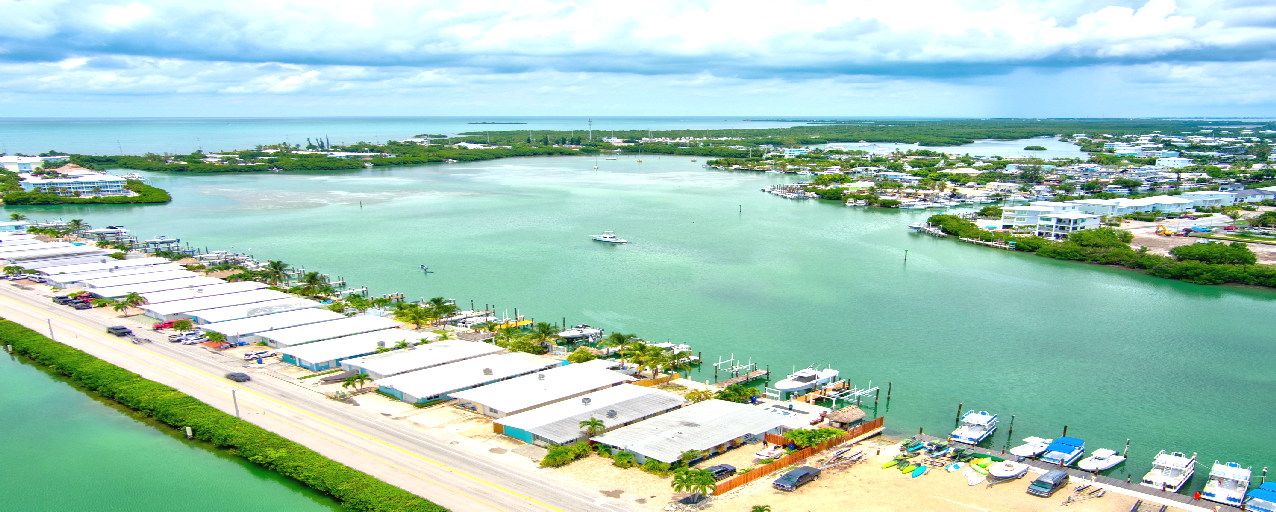 Ariel View of Key Colony Beach Marina